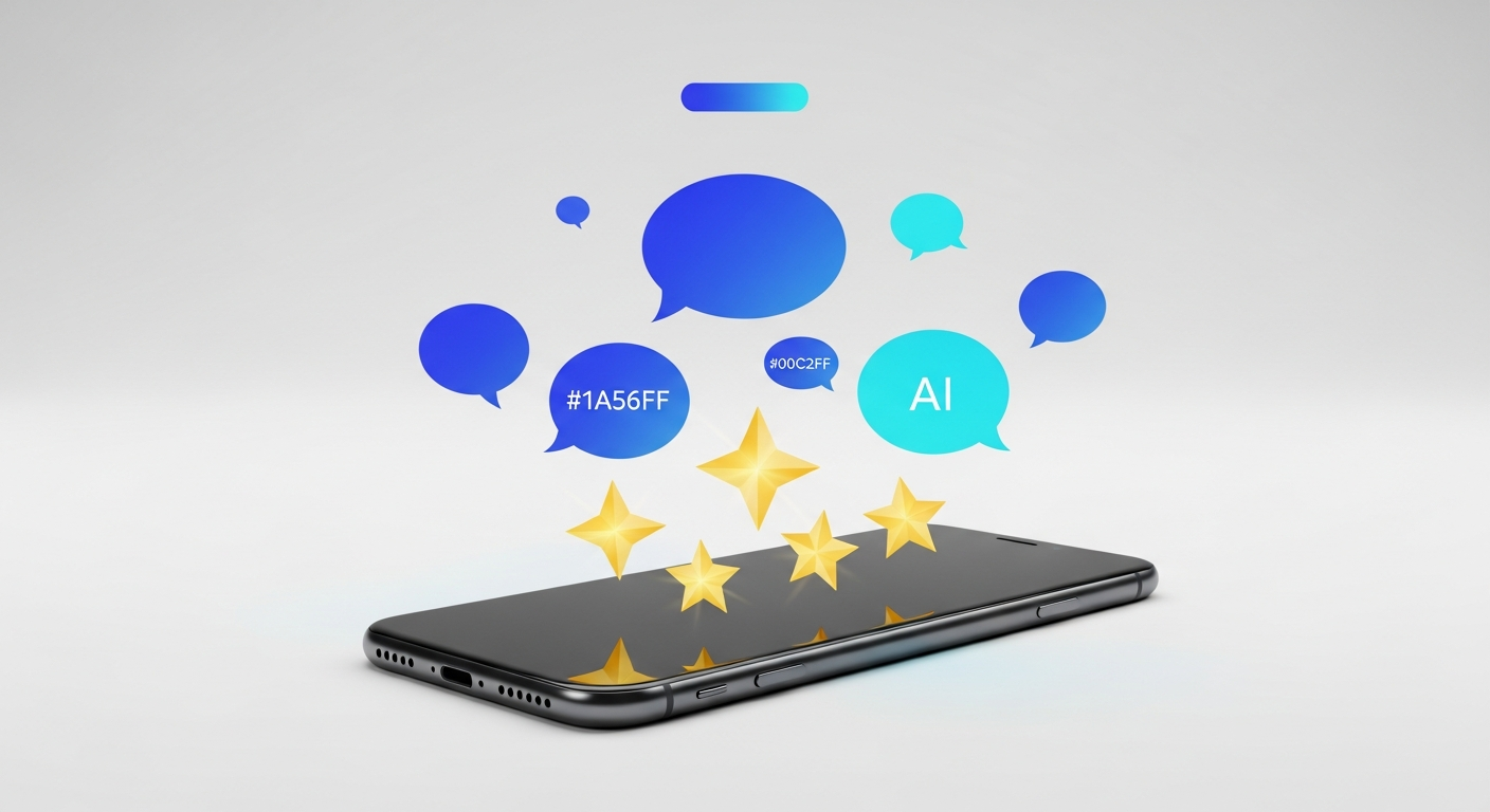 Business owner managing AI Google review responses and QR code feedback filtering on a dashboard